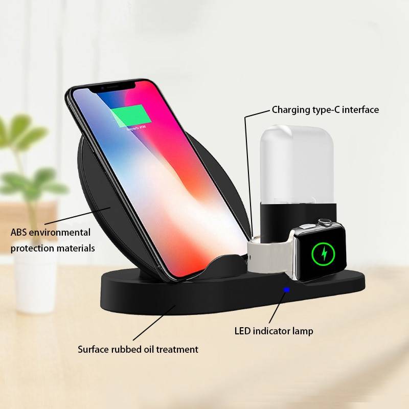 3in1 Wireless Charging Dock Station