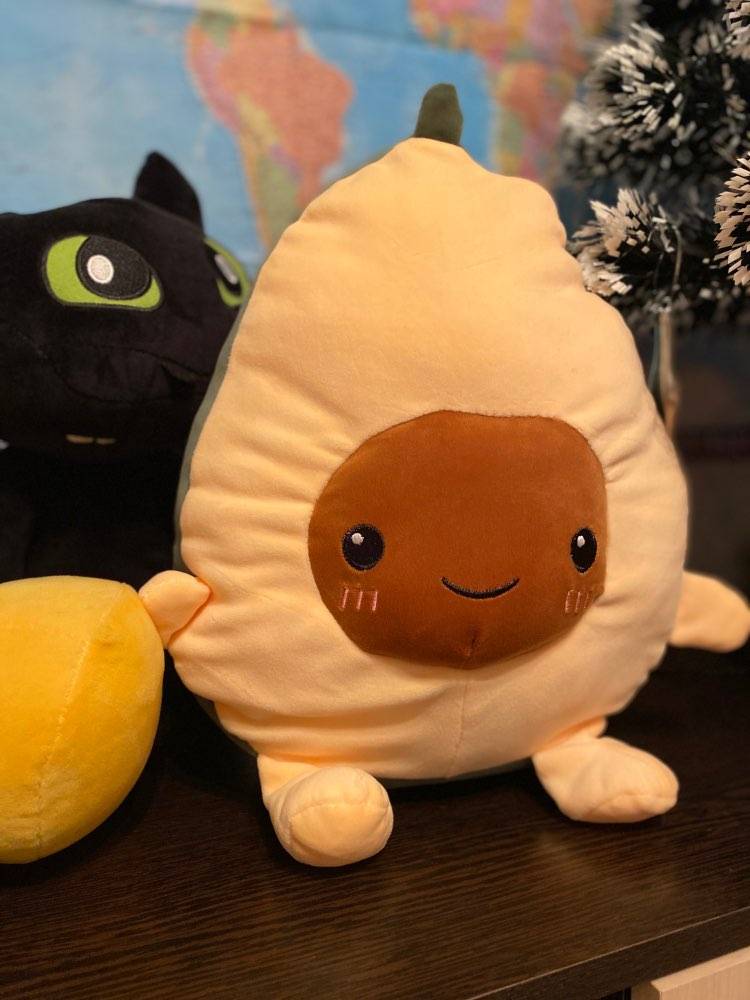 giant plush avocado